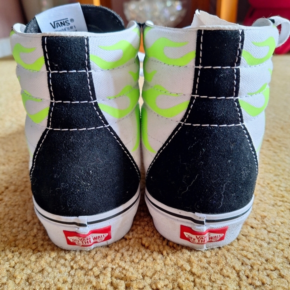 Vans Neon Fire High Tops - Picture 3 of 6